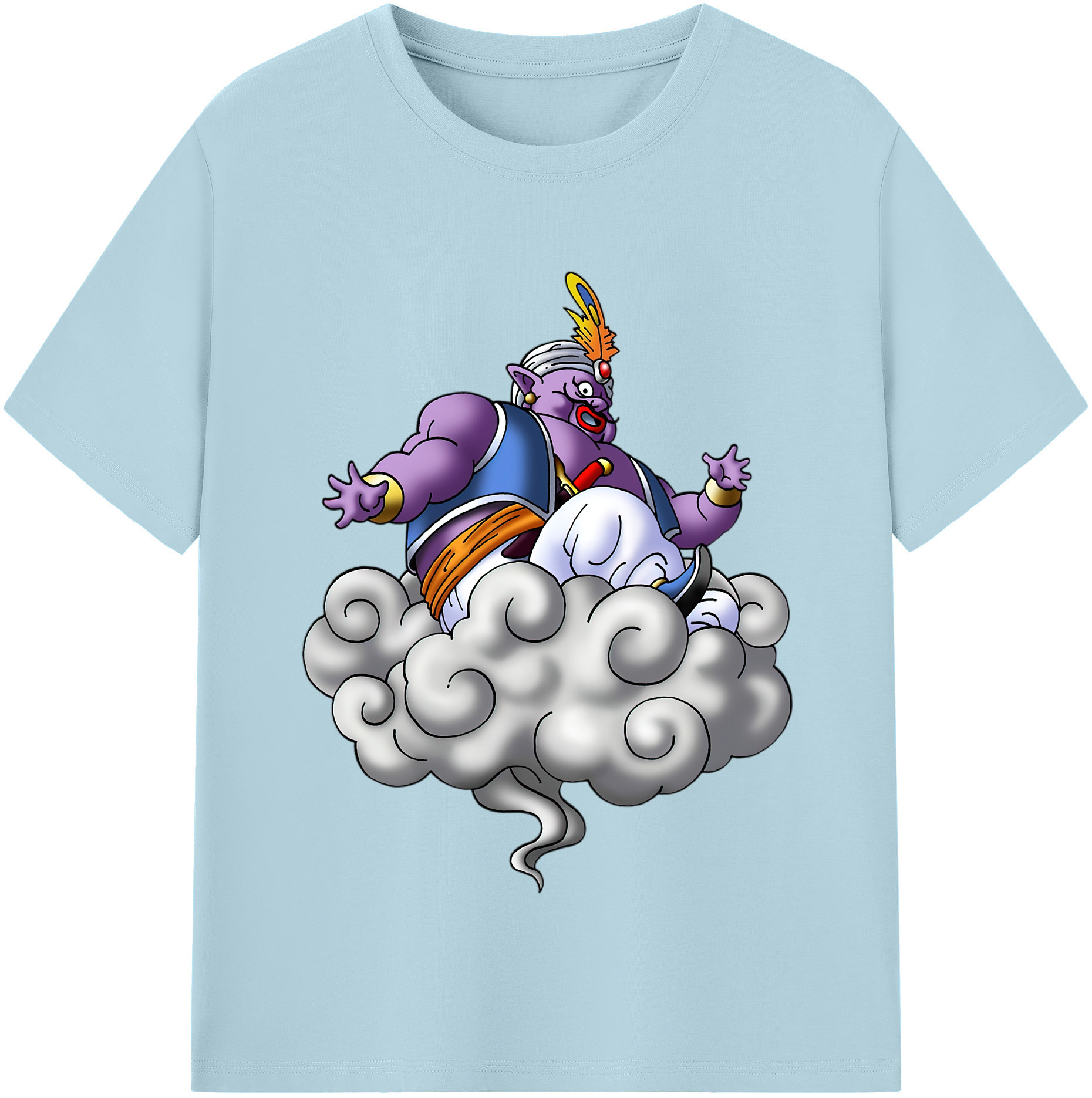 （画像用） ドラゴンクエスト Doragon Kuesuto Dragon Quest 綿100％半袖Tシャツ（フロントプリント）